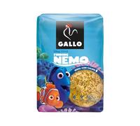 GALLO Findet Nemo - Lote de 3 fideos secos con divertidos moldes de pescado, 350 g