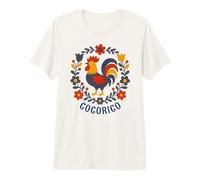 Gallo francés Country Cocorico Camiseta Premium