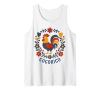 Gallo francés Country Cocorico Camiseta sin Mangas