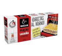 GALLO Láminas de Lasaña Precocinadas 18 Piezas x 200 g Paquete de 4