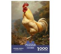 Gallo Puzzle 1000 piezas Paisaje Pastoral Puzzles Juego De Inteligencia Decoración Interior De Cartón 100% Reciclado para Adultos Y Niños Mayores De 14 Años 38x26cm/1000pcs