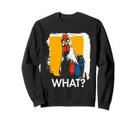 Gallo ¿Qué? Gallo Meme Gallo Divertido Diciendo Animal Sudadera