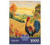 Gallo Rompecabezas Imposible,desafío for Adults Juego EduGatoivo 1000 Piezas Obra De Arte De Juego De para Adultos, Regalos A Partir De 14 Años 70x50cm/1000pcs