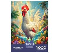 Gallo Rompecabezas Imposible,desafío para Adultos Entretenimiento Creativo 1000 Piezas Obra De Arte De Juego De para Adultos Y Niños A Partir De 12 Años 38x26cm/1000pcs