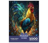 Gallo Rompecabezas Imposible,desafío para Adultos Juego EduGatoivo 1000 Piezas Obra De Arte De Juego De para Adultos Y Niños 38x26cm/1000pcs