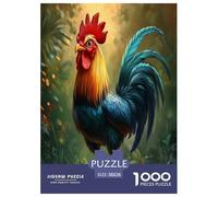 Gallo Rompecabezas Imposible,desafío para Adultos Juego EduGatoivo 1000 Piezas Obra De Arte De Juego De para Adultos, Regalos A Partir De 14 Años 38x26cm/1000pcs