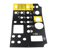 Galloparts 72081 - Calcomanía para panel de control de plataforma 72081GT compatible con Genie Articulated Boom Lift Z-30/20N Z-34/22N Z-34/22