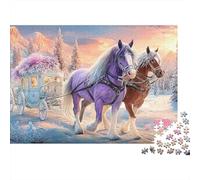 Galop del Caballo Rojo Puzzle De 1000 Piezas Puzzle Altamente jugable Diversión De Ingenio para Adultos Y Niños 38x26cm/1000pcs