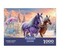Galop del Caballo Rojo Rompecabezas para Adultos La Dificultad Imposible En Alta Definición Original para Adultos Y Niños, A Partir De Los 14 Años 52x38cm/1000pcs