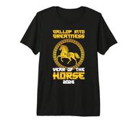 Galope en la grandeza Año del Caballo 2026 Año Nuevo Camiseta Premium