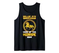 Galope en la grandeza Año del Caballo 2026 Año Nuevo Camiseta sin Mangas