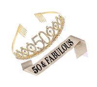GALPADA 1 Juego De 2 Coronas Ceremoniales Para Decoración De Cumpleaños Cinturón Ritual Faja De Etiqueta Para Fiestas Coronas Doradas Para Niñas Y Mujeres De Aro Tiaras Para
