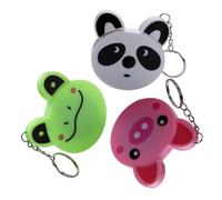 GALPADA 1 Juego Retráctil De Animales De Panda Rana Cerdito Medición Flexible Para Uso Diario Oficina Y Hogar 3 Piezas