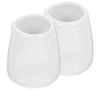 GALPADA 1 Juego Taza Mini De Cerámica Para Leche Y Salsa De Contenedor De Café Para Miel Y Salsas Para Fiestas Y Reuniones Sociales 2 Piezas