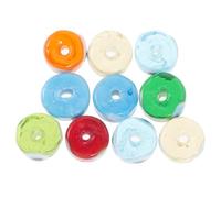 GALPADA 10 Cuentas de Vidrio para Bricolaje Forma Hermosa y Colores Variados, Ideales para Hacer Pulseras y Dijes Decorativos en Manualidades Color Aleatorio