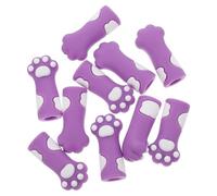 GALPADA 10 Fundas de Silicona Forma de Pata de Gato para Pinzas y Tijeras de Cutículas, Reutilizables y Versátiles para Proyectos de Tejido y Pedicura