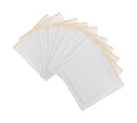 GALPADA 10 Parches Autoadhesivos de Aceite de Ricino Vientre Envolturas Desechables Antifugas de Alta Absorción Almohadillas para Masaje Corporal Relajante Uso para Ombligo y Rodillas