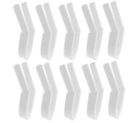 GALPADA 10 Piezas Abrazadera Nasal de Plástico en Forma de U para Corrección de Nariz, Ajuste Estable y Adecuado para Sesiones de Fotos y Fiestas