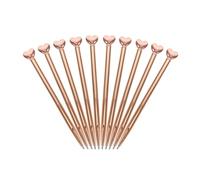 GALPADA 10 Piezas Bolígrafos de Metal Retráctiles con Tinta Azul Diseño Elegante para Celebraciones de Bodas Especiales de Escritura para Mujeres