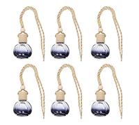 GALPADA 10 piezas Botellas de Perfume Colgantes para Coche Decoración de Interior de Vehículo y Difusor de Aromas Frascos de Vidrio para Ambientador Accesorios Coloridos para Vehículos