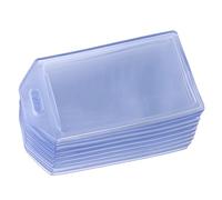 GALPADA 10 Piezas Etiquetas de Equipaje Transparentes Soporte de Identificación para Tarjetas para Maletas