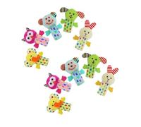 GALPADA 10 Piezas Marionetas Dedos de Peluche Animales Suaves Juguete Educativo para Bebés Juego Interactivo de Títeres Mano para Cuentos y Aprendizaje Infantil