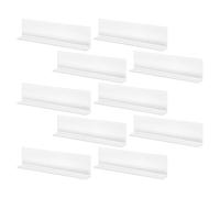 GALPADA 10 Piezas Separadores de Estantes Transparentes PVC Organizadores para Supermercados Divisores Prácticos Resistentes para Clasificación y Ordenación Fácil de Instalar