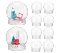 GALPADA 10 piezas Unidades Bolas de Agua Pequeñas Transparentes con Tapa Roscada para Manualidades DIY Globos Vacíos para Accesorios para Proyectos
