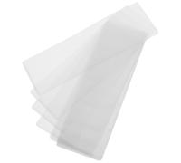 GALPADA 10 piezas Unidades Funda Transparente para Marcapáginas PVC con Orificio Protector y Ligero para Exhibición y Almacenamiento de Marcadores y Fotos