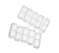 GALPADA 10 Unidades Clip de Seguridad para Cordón de Persiana Transparente Desmontable, Tensor de Cordón para Cortina Antiestrangulación, Accesorios para Persianas en Hogar y