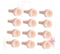 GALPADA 100 piezas Anillos de Silicona para Tatuajes Desechables Portadores de para Cejas Taza Mediana sin Separador Herramienta de Maquillaje de Pestañas