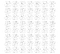 GALPADA 100 piezas Bobinas Transparentes de Repuesto para Máquina de Coser Carretes Vacíos Compatibles con Brother Singer Jack Typical Accesorio Práctico para Bordado y Costura Doméstica