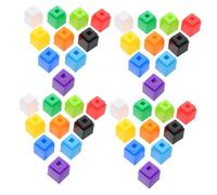GALPADA 100 Piezas Cubo De Cálculo Matemático Cubos De Vinculacion Matematica Bloque De Matemáticas para Juguetes De Construcción para Niñas Cubos De Matematicas El Plastico