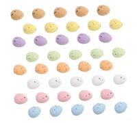 GALPADA 100 Piezas De Decoración De Huevos Adorno Decorativo para Festivales Modelo para Bebés para Tus Hijos Poliestireno Sorpresa Colorida Decoración De Huevos Pequeños