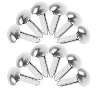 GALPADA 100 Piezas de Remaches de Papel de Hierro Plata para Manualidades, Ideales para Decorar y Conectar Marionetas de Sombras en Proyectos de Bricolaje