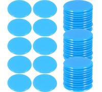 GALPADA 100 Piezas Fichas de Bingo 19mm de Abs, Marcadores Azules | Superficie Lisa y Segura, Piezas Prácticas y Duraderas, Uso en Sala de Bingo y Conteo
