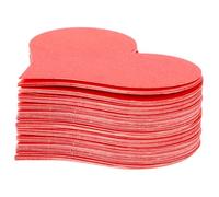GALPADA 100 piezas Tarjetas de San Valentín Forma de Corazón Papel Grueso Seguro Kit de Tarjetas Regalo para Mensajes y Decoración Dorado