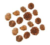 GALPADA 100 Piñas de Madera Clásicas para Decoración Navideña Forma de Cono, Ideales para Colgar en Fiestas y Oficinas, Que Aportan un Estilo Rústico Único