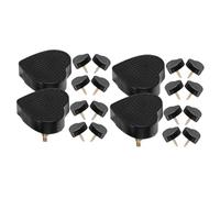 GALPADA 10pares Heart Shaped Heel Tips for High Heels Replacement Wear-resistant Shoe Repair Accessories