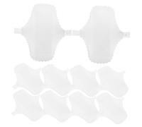 GALPADA 10piezas Compresas De Algodón Reutilizables Impermeables Con Encaje Lavables Para Menstruación Femenina y Maternidad Almohadillas Higiénicas Absorbentes y Transpirables Sin Costura