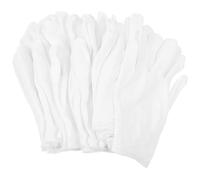 GALPADA 12 pares Guantes de Algodón Transpirables para Hogar Elásticos y Lavables Protectores de Manos para Inspección de Joyas y Relojes Embalaje