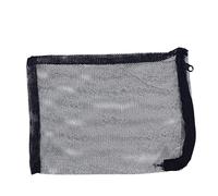 GALPADA 12 Piezas Bolsa de Filtro de Malla de Nylon Negras Reutilizable con Cierre de Cordón para Acuario Jardín y Estanque Resistente y Duradera Evita Entrada de Medios al Sistema