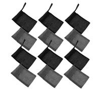 GALPADA 12 Piezas Bolsa De Jabón Para Pastilla De Jabón De Baño Espumante Bolsa De Almacenamiento Negro y Gris