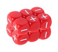 GALPADA 12 Piezas Dados de Aritmética para Educativo y Resta para Enseñanza Clase Herramientas de Manipulación Matemática para Aprendizaje