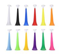 GALPADA 12 Trompetas Bocina del Estadio de 28 CM para Animar Eventos Deportivos Accesorios para Animar Audiencia Colores Variados Generador de Ruido para Fútbol y Baloncesto Pack 12