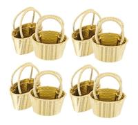 GALPADA 12piezas Caja de Almacenamiento de Plástico para Dulces Cestas Pequeñas para Guardar Flores de Boda Cajas de Dulces para Fiestas y Despedidas de Soltera
