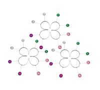 GALPADA 12piezas Diadema de Dibujos Animados Extraterrestre con Bola de Purpurina Diadema de Antena con Resorte para Fiestas y Eventos Accesorios de Disfraces de Marcianos para Mujer