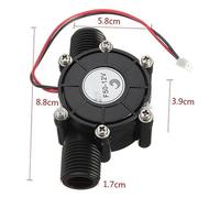 GALPADA 12V Generador de DC Microgenerador Hidroeléctrico de Portátil para Carga de Agua para Dispositivos Pequeños y Proyectos de Bricolaje