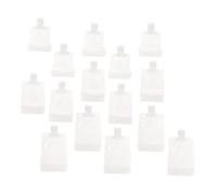 GALPADA 15 Bolsas para Loción de Viaje Reutilizables de 30Ml 50Ml y 100Ml Boquilla Especial y Material Sub-PET Pa PE para Cremas y Acondicionadores Portátiles