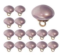 GALPADA 15 Botones de Costura de Perlas Pequeños Diseño Elegante y Forma de Cúpula, Material Plástico y Aleación de Zinc, Ideales para Manualidades y Ropa Casual